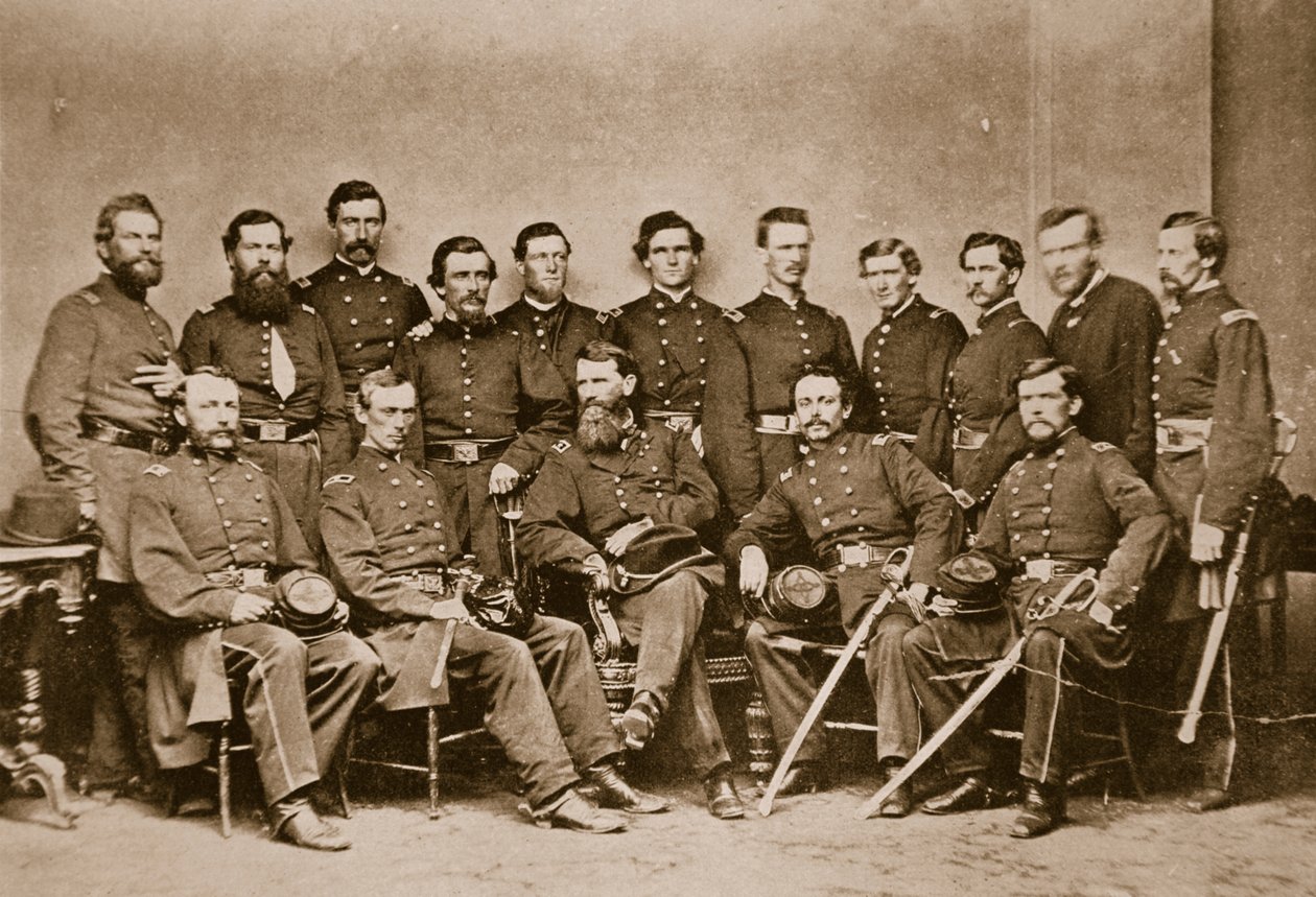FP بلير وهيئة الأركان ، 1861-65 بواسطة ماثيو ب برادي