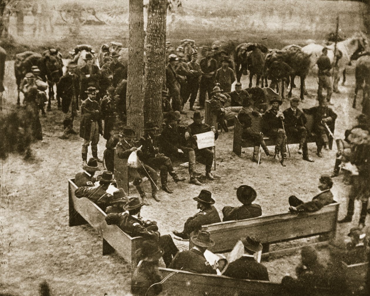 مجلس حرب الجنرال جرانت ، 1864 بواسطة ماثيو ب برادي