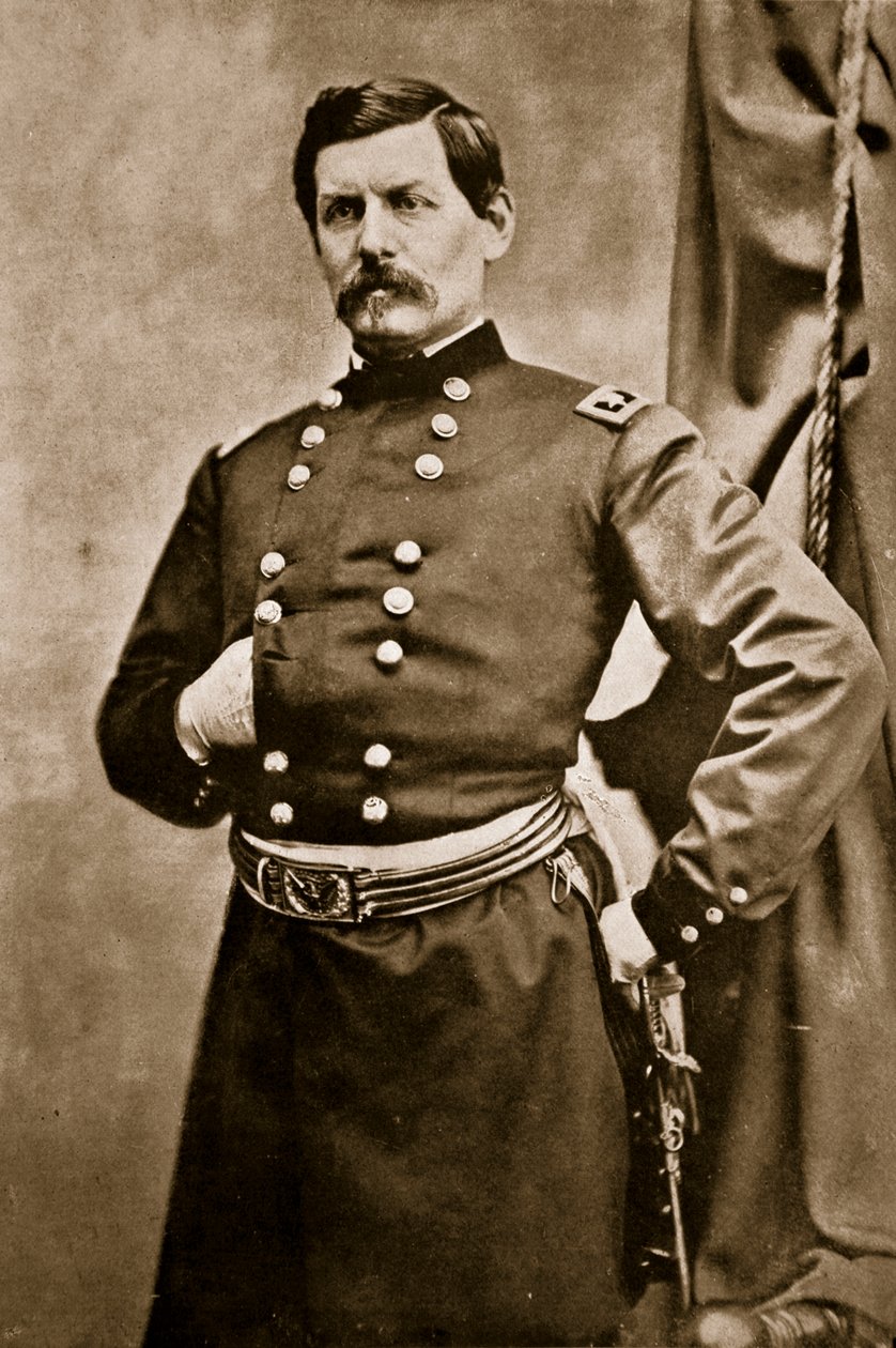 صورة للجنرال جورج ب. ماكليلان ، 1861-1865 (صورة بني داكن) بواسطة ماثيو ب برادي