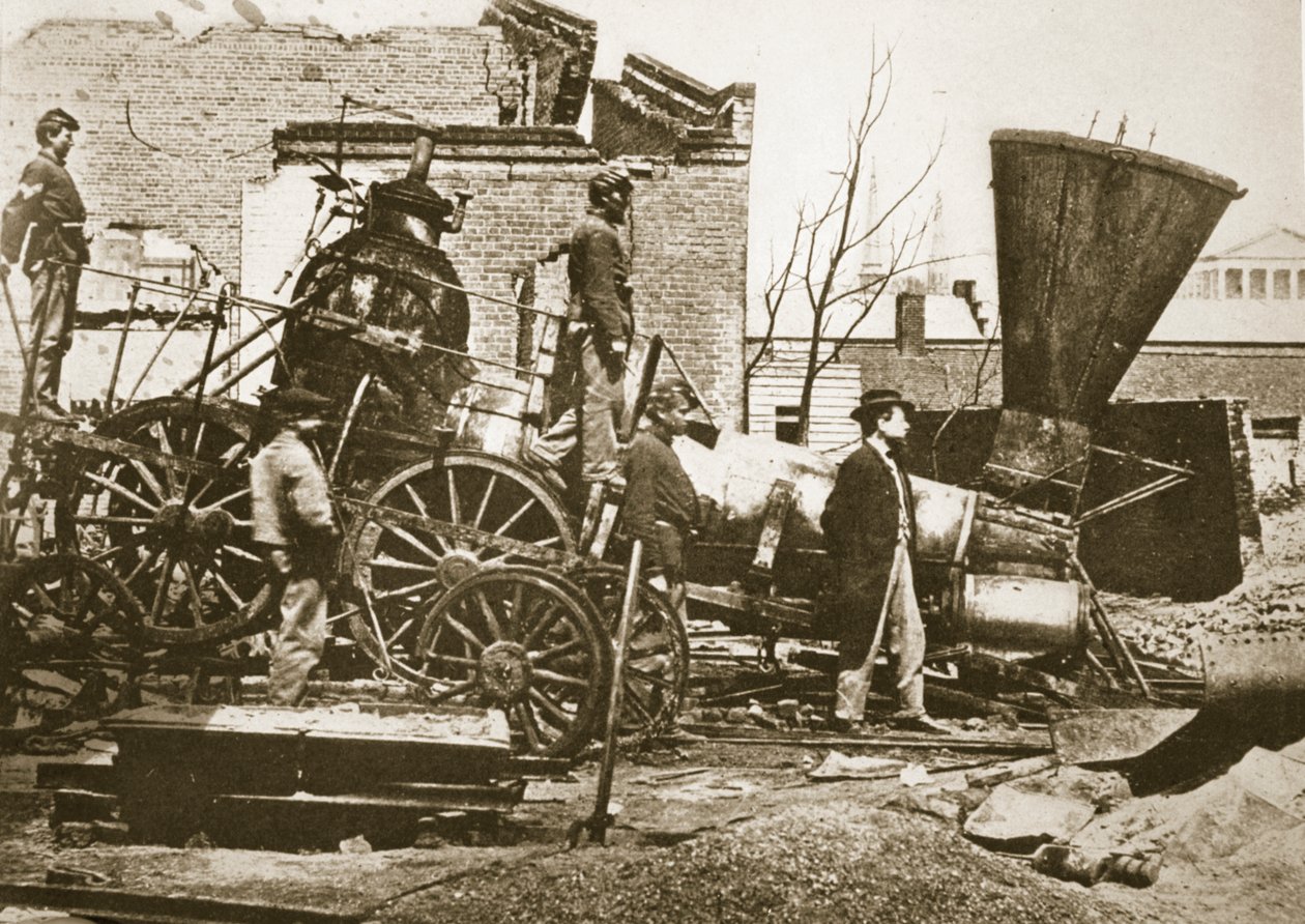 أطلال ريتشموند ، فيرجينيا ، 1865 بواسطة ماثيو ب برادي