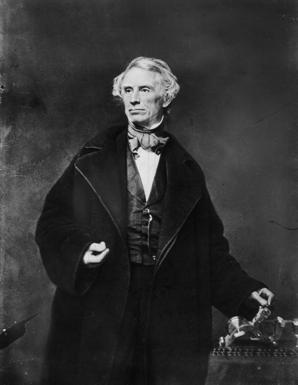 صموئيل فينلي بريس مورس في أكاديمية التصميم في نيويورك ، 1841 بواسطة ماثيو ب برادي