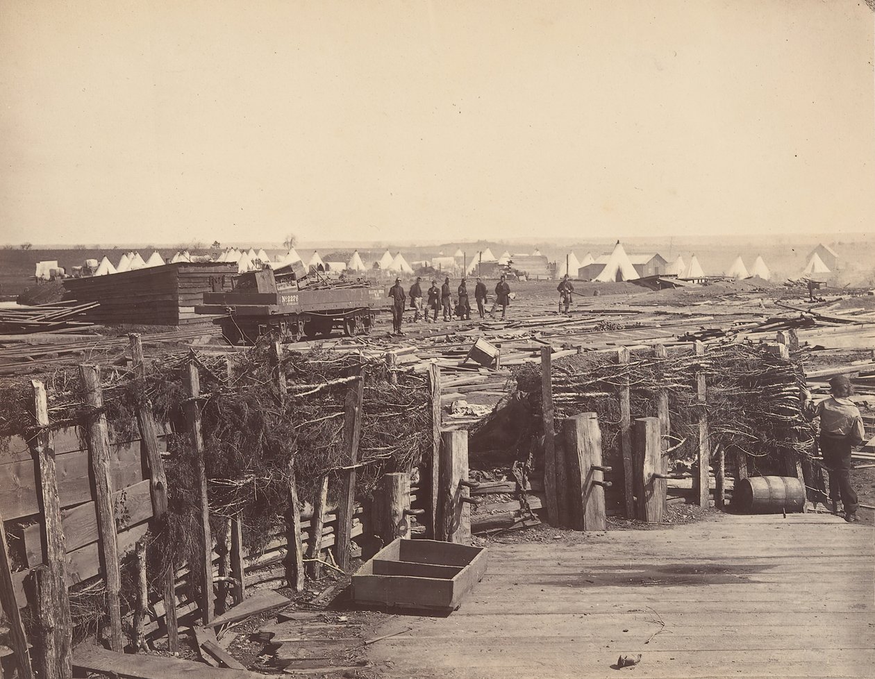 التحصينات ، ماناساس ، احتلها القداس الثالث عشر ، 1862. بواسطة ماثيو برادي