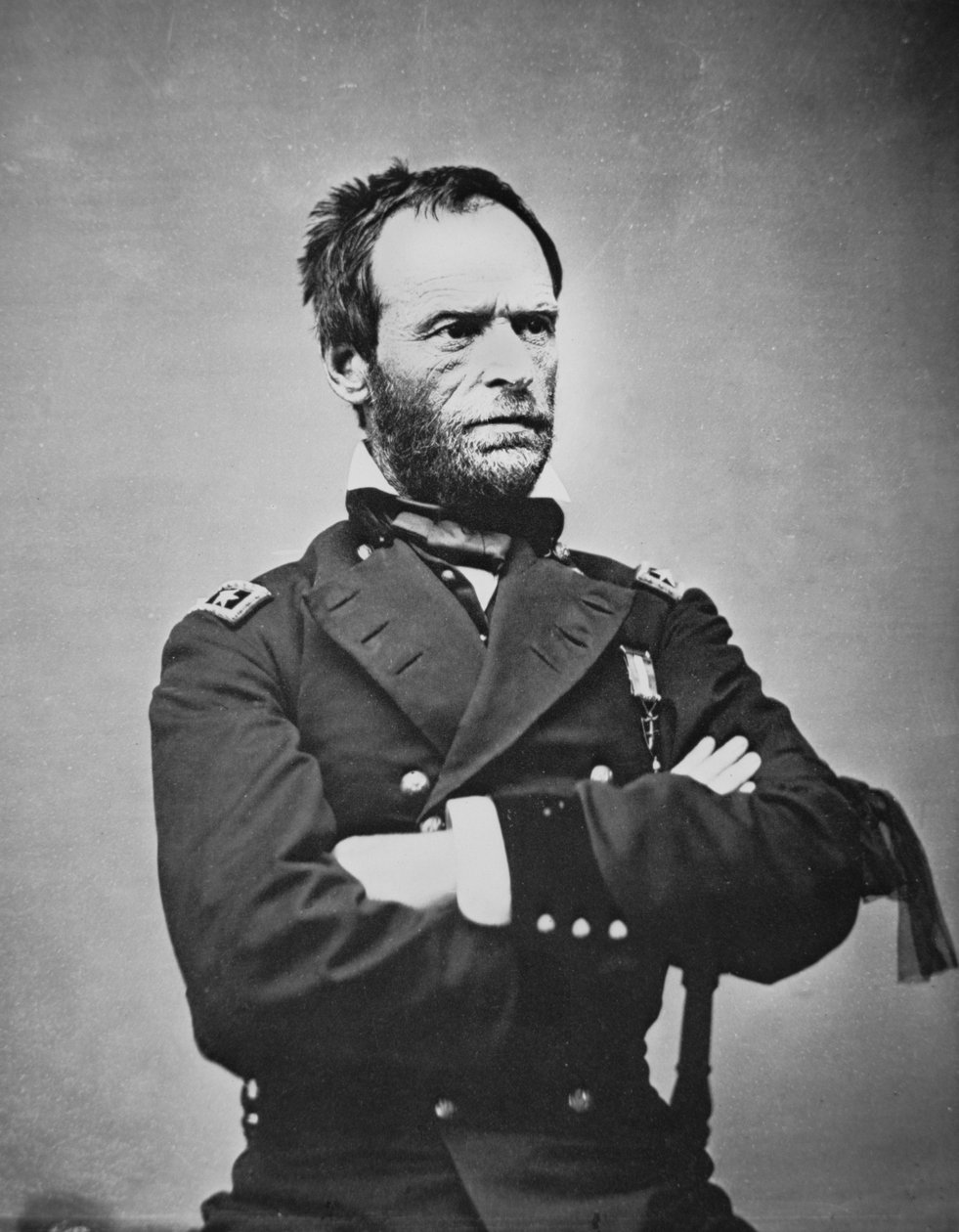 General William T. Sherman (1820-91) (b/w photo) بواسطة ماثيو برادي