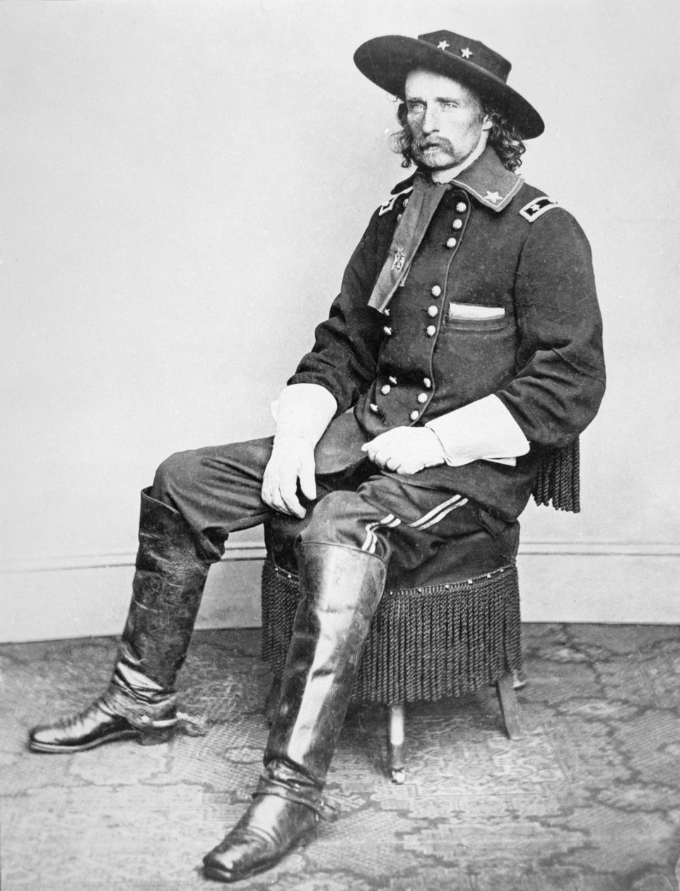 صورة للجنرال ارمسترونج كستر (1839-1876) (وزن الجسم الصورة) بواسطة ماثيو برادي