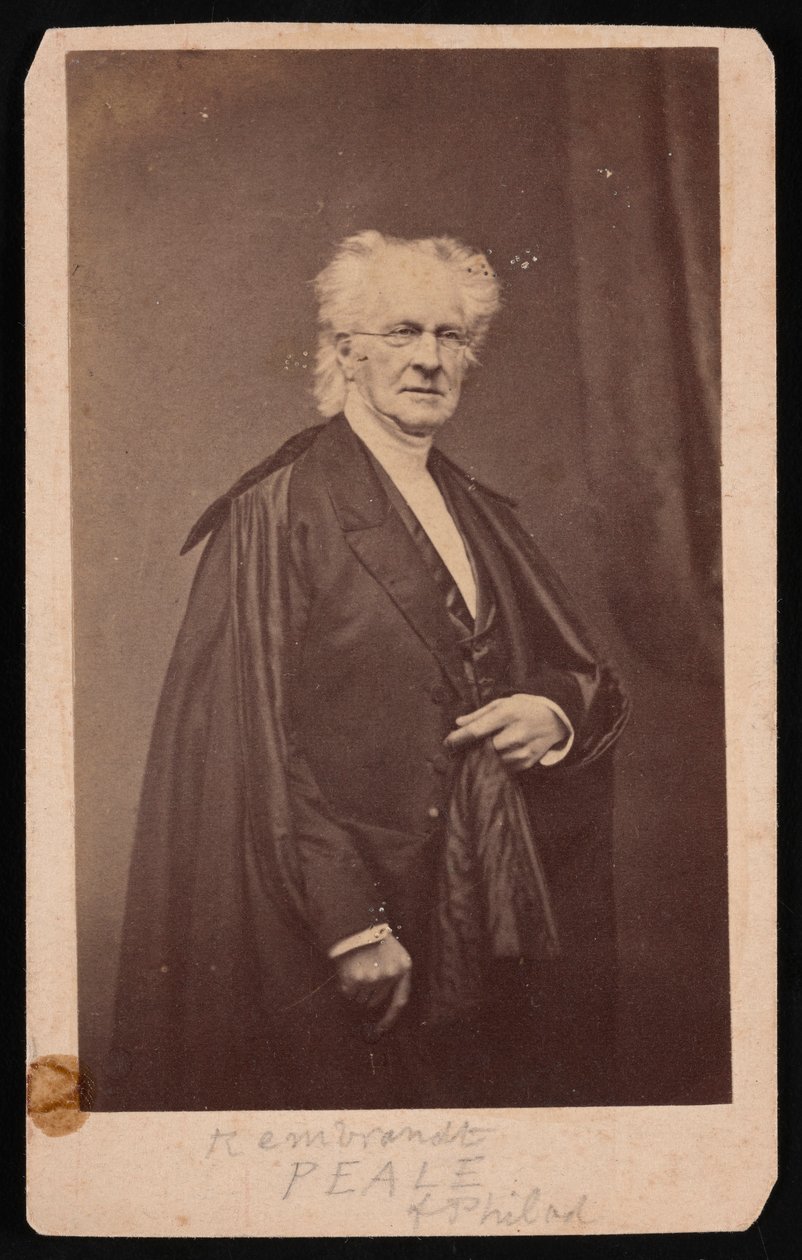 صورة لرامبرانت بيل 1778-1860 ، قبل عام 1860. بواسطة ماثيو برادي