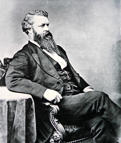 وليام بيلكناب (1829-90) 1876 (صورة بالأبيض والأسود) بواسطة ماثيو برادي