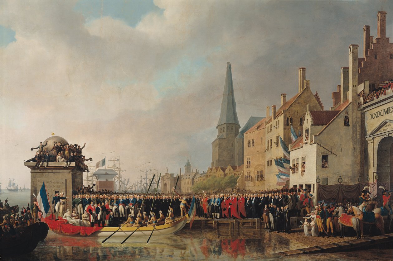 دخول بونابرت ، باعتباره القنصل الأول ، إلى أنتويرب في 18 يوليو 1803 ، 1807 بواسطة Mathieu Ignace van Bree