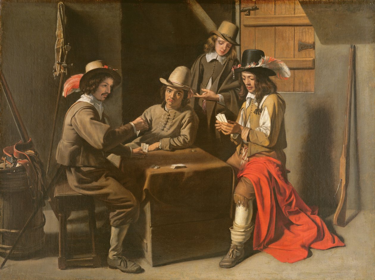 The Gamesters ، c.1650&39;s بواسطة ماتيو لو نين
