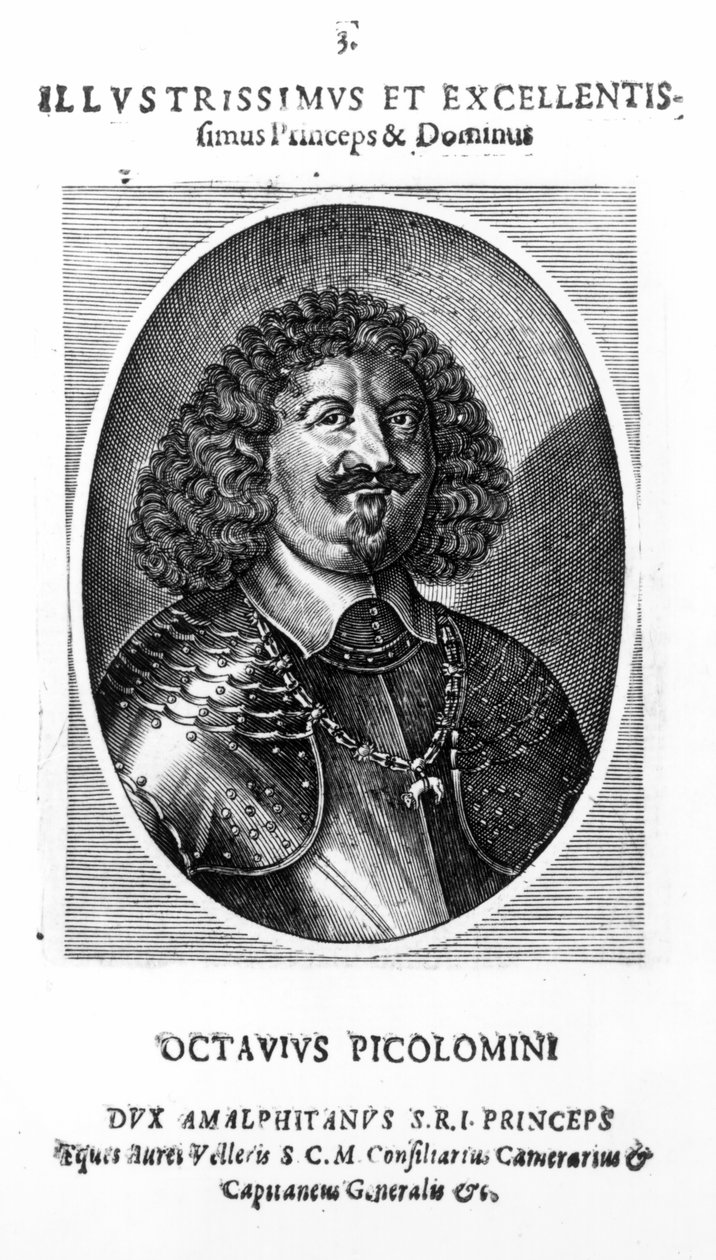 الأمير أوكتافيو بيكولوميني ، دوق أمالفي ، بعد صورة عام 1649 بواسطة ماتوس الأصغر ميريان