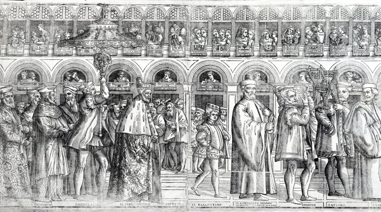 دوق موكب ، c.1555-60 (انظر أيضا 476241-4) بواسطة ماتيو باجاني
