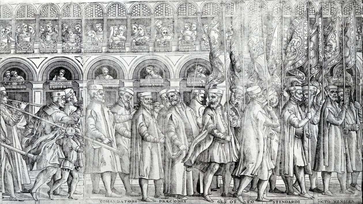 دوق موكب ، c.1555-60 (انظر أيضًا 476242-5) بواسطة ماتيو باجاني