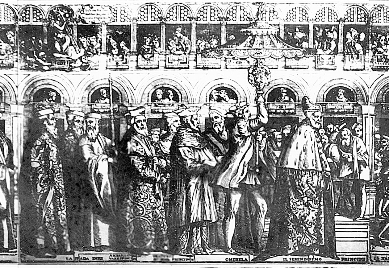 دوق موكب ، c.1555-60 تفاصيل قطع خشبية 188401 بواسطة ماتيو باجاني