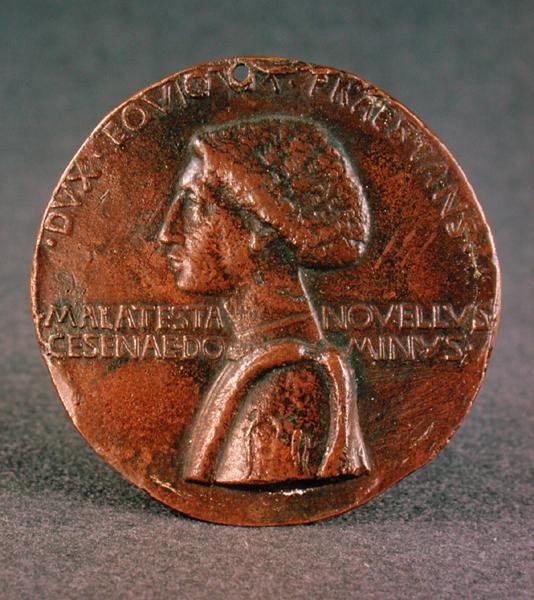 وسام (الوجه) من Sigismondo Pandolfo Malatesta (1417-68) ، 1446 (للخلف انظر 165741) بواسطة Matteo di Andrea de Pasti