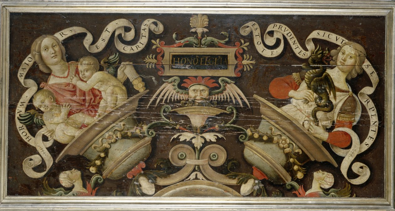 آيات الفضيلة ، ج1510-15 (درجة حرارة على خشب الصنوبر) بواسطة Matteo di Giuliano di Lorenzo Balducci