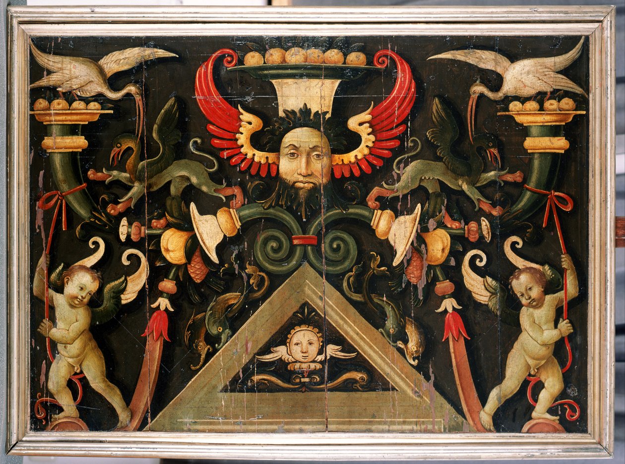 Grotesques ، c.1510-15 (درجة الحرارة على خشب الصنوبر) بواسطة Matteo di Giuliano di Lorenzo Balducci