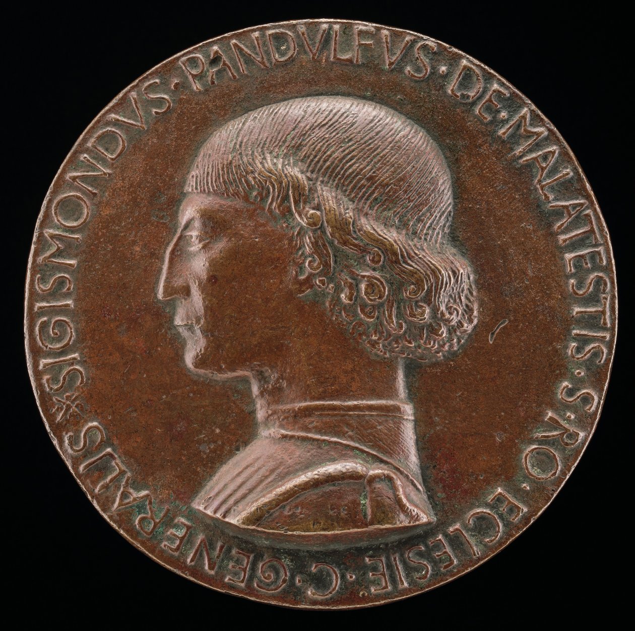 سيجيسموندو باندولفو مالاتيستا ، 1417-1468 ، رب ريميني وفانو [الوجه] ، 1446. بواسطة Matteo di Andrea de Pasti