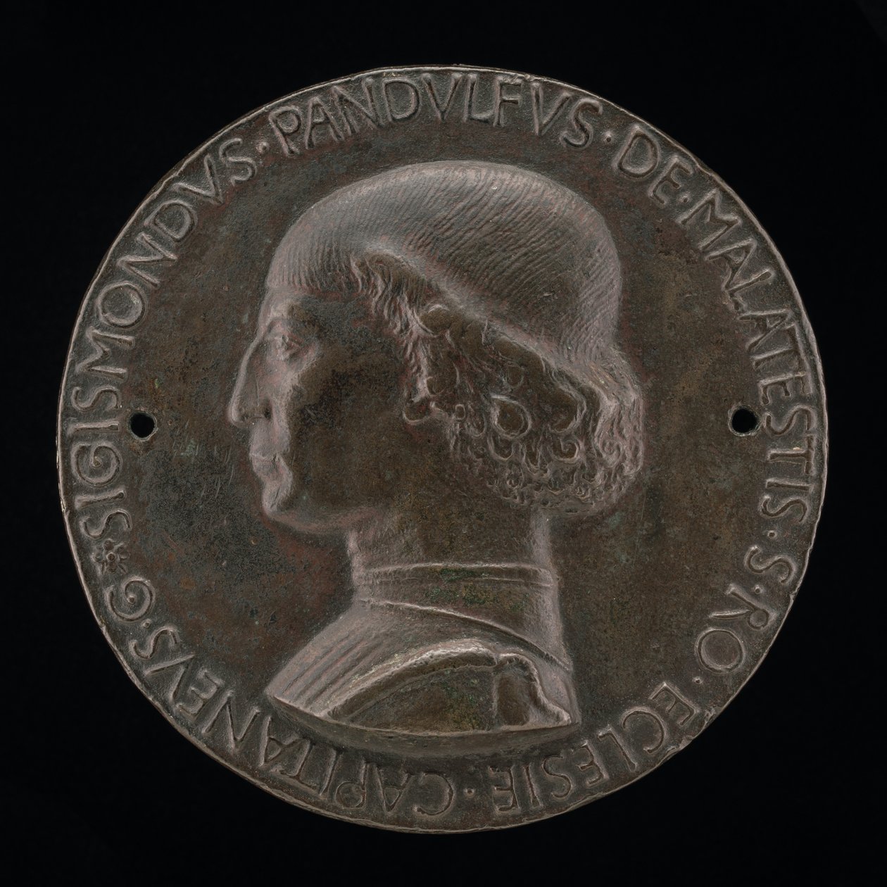 سيجيسموندو باندولفو مالاتيستا ، 1417-1468 ، رب ريميني وفانو [الوجه] ، 1446. بواسطة Matteo di Andrea de Pasti