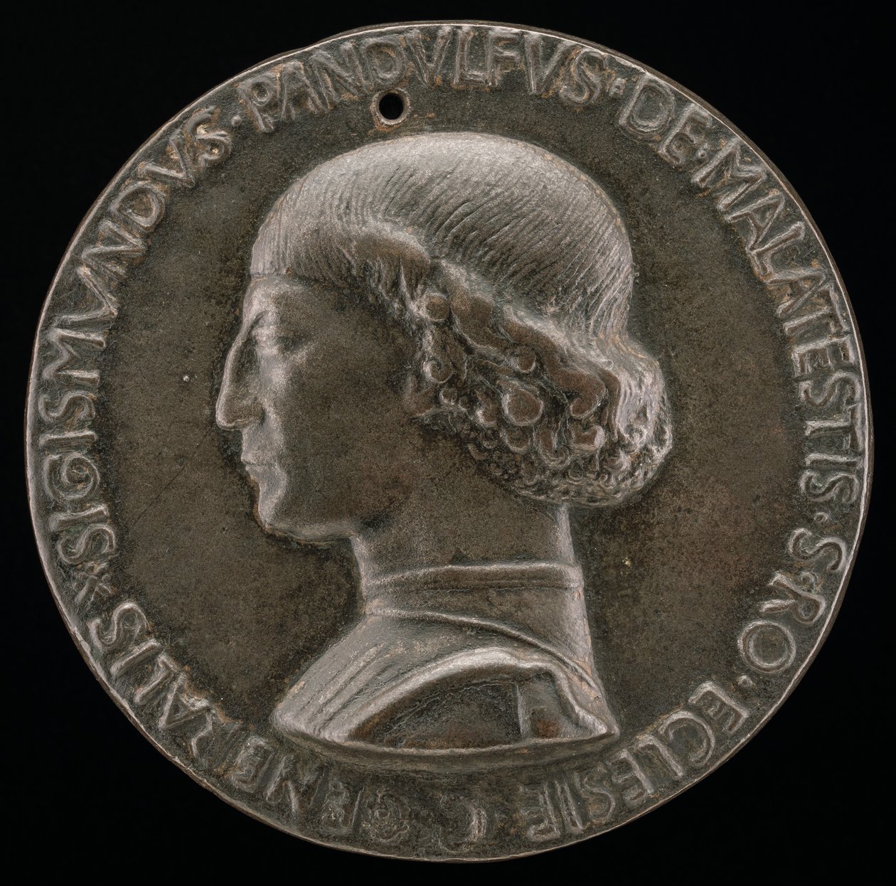 سيجيسموندو باندولفو مالاتيستا ، 1417-1468 ، رب ريميني وفانو [الوجه] ، 1446. بواسطة Matteo di Andrea de Pasti