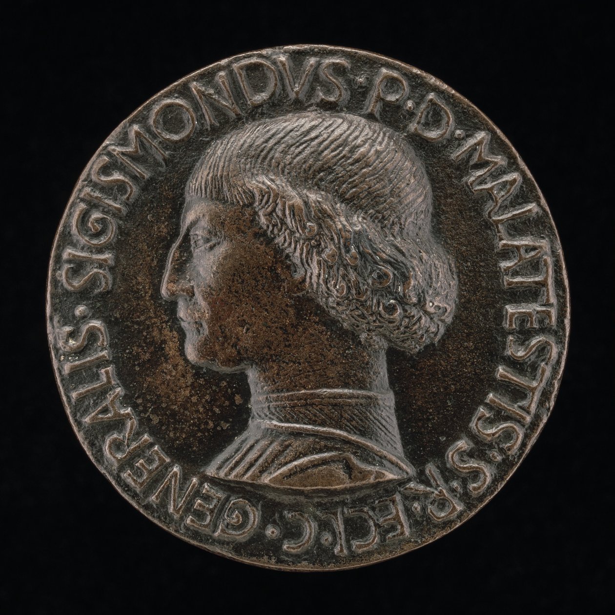 سيجيسموندو باندولفو مالاتيستا ، 1417-1468 ، رب ريميني وفانو [الوجه] ، 1446. بواسطة Matteo di Andrea de Pasti