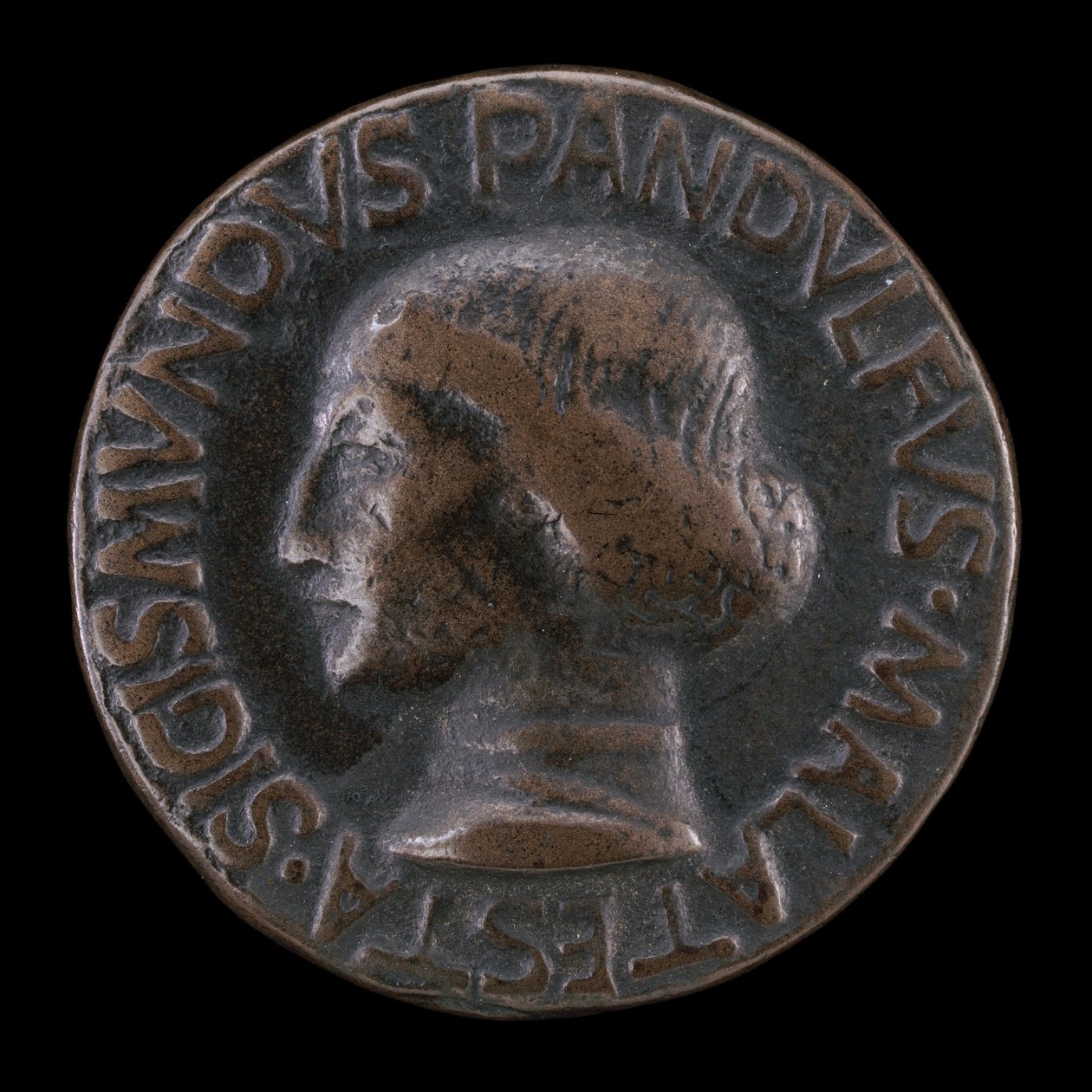 سيجيسموندو باندولفو مالاتيستا ، 1417-1468 ، رب ريميني وفانو [الوجه] ، 1447. بواسطة Matteo di Andrea de Pasti