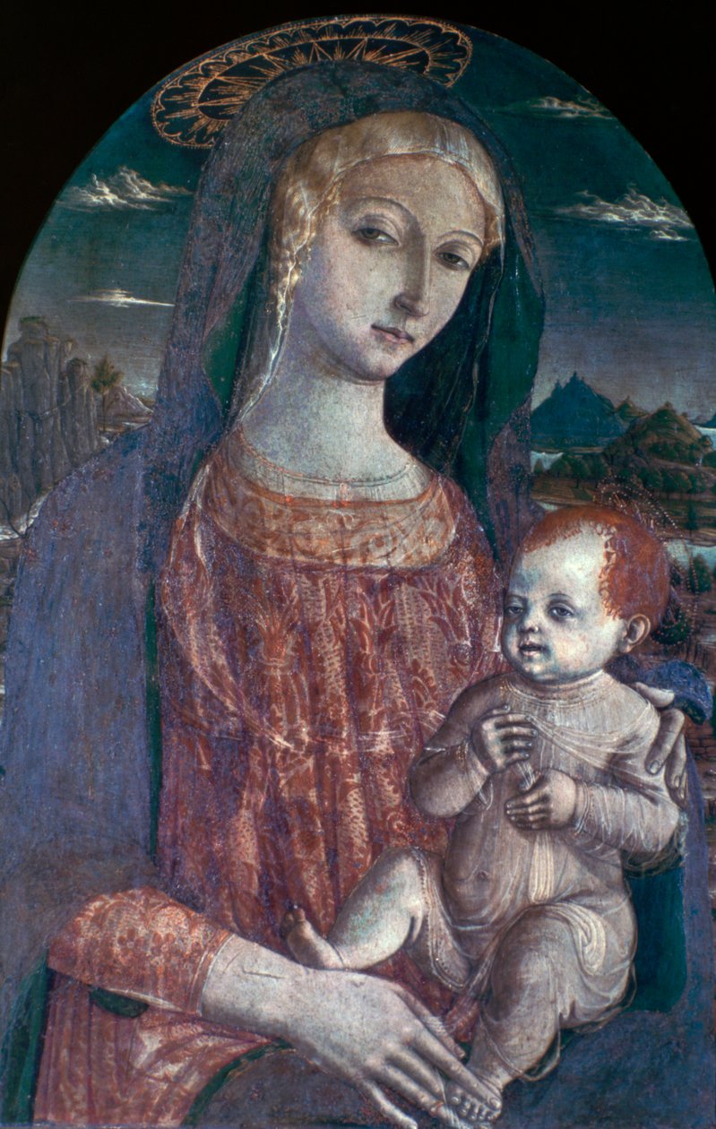 مادونا والطفل ، c1450-1495 بواسطة ماتيو دي جيوفاني