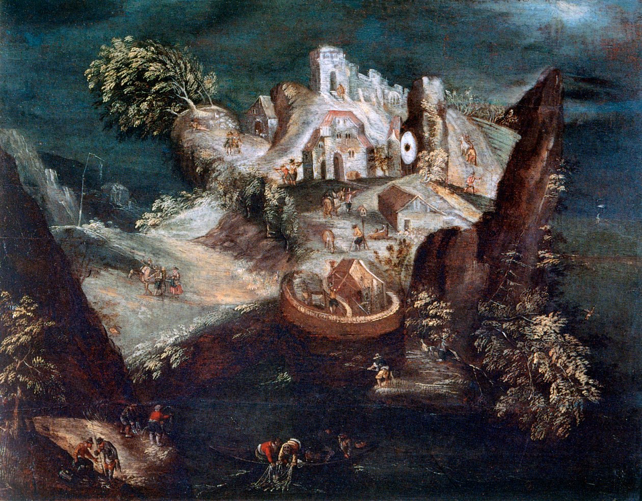 منظر طبيعي مجسم ، c1613-1650 بواسطة ماتيوس ميريان