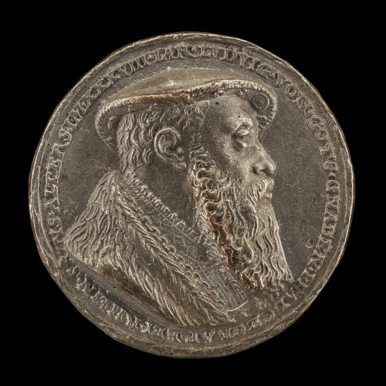 لودفيج العاشر ، 1495-1545 ، دوق بافاريا 1514 [الوجه] ، 1535. بواسطة ماتيس جبل