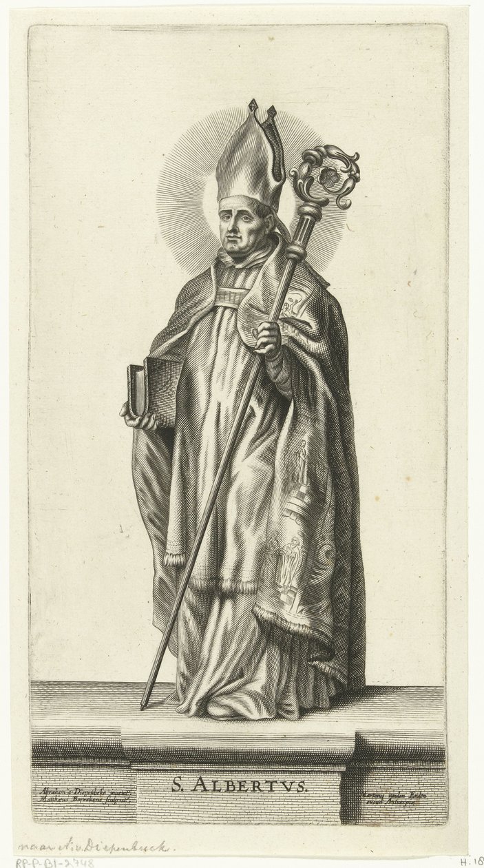 القديس ألبرت S. Albertus (العنوان على الكائن) القديسين (عنوان المسلسل) بواسطة ماتيوس بوريكينز