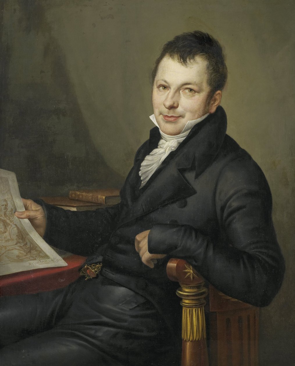 يوهانس هيرمانوس مولكنبور (1773-1834). جامع التحف الفنية بواسطة ماثيو اغناطيوس فان بري