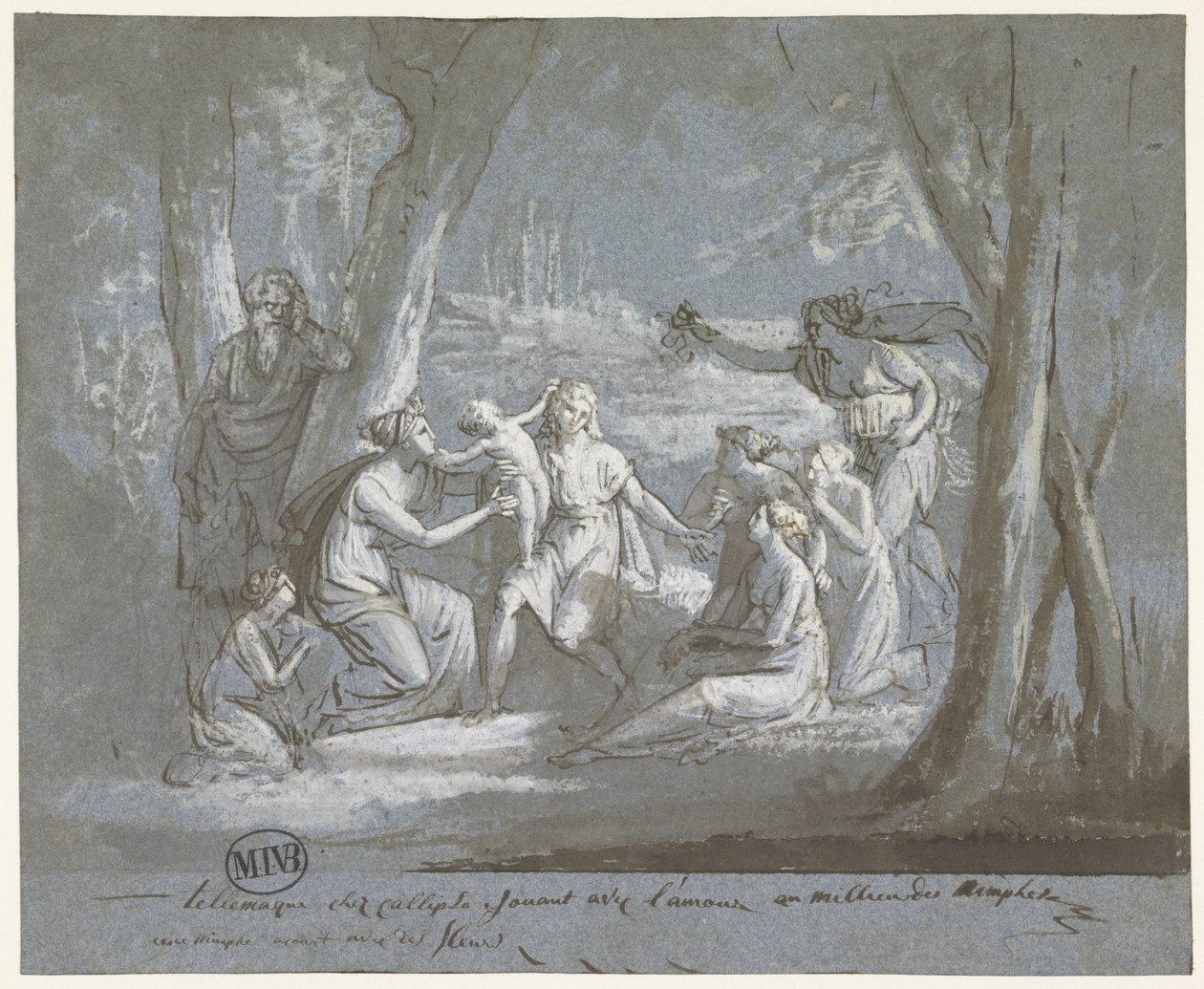 Telemachus و Calypso يلعبان مع عمر بواسطة ماثيو اغناطيوس فان بري