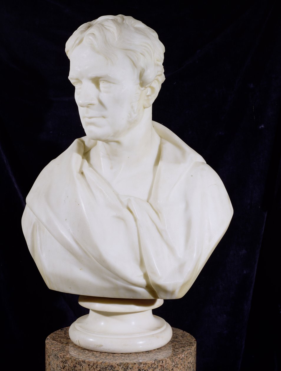 صورة تمثال نصفي لمايكل فاراداي (1791-1867) بواسطة ماثيو نوبل