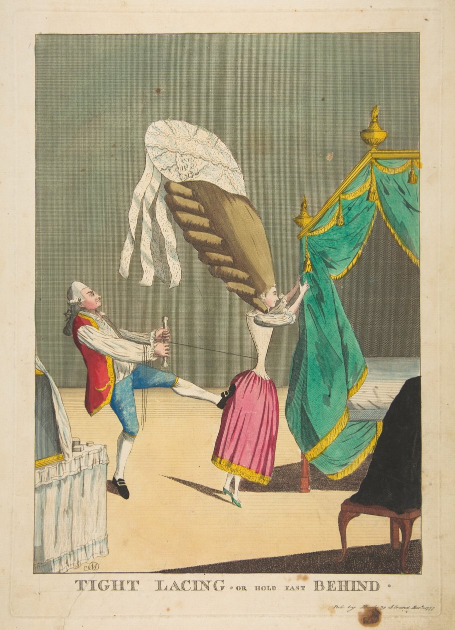 جلد مشدود أو امسكه سريعًا ، 1 مارس 1777. بواسطة ماثيو دارلي