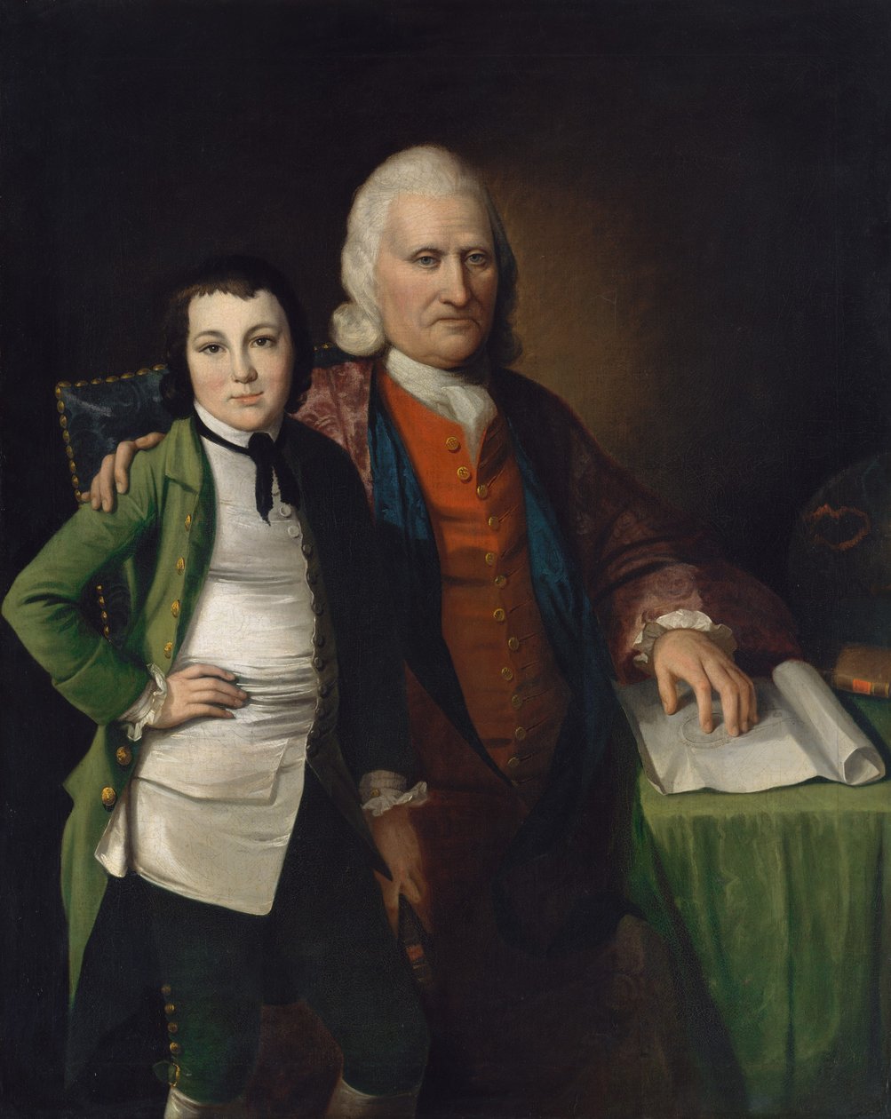 كادوالادر كولدن وحفيده وارن دي لانسي ، كاليفورنيا. 1772. بواسطة ماثيو برات