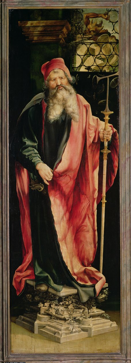 القديس أنتوني الناسك ، من Isenheim Altarpiece ، c.1512-1516 بواسطة ماتياس جرونوالد