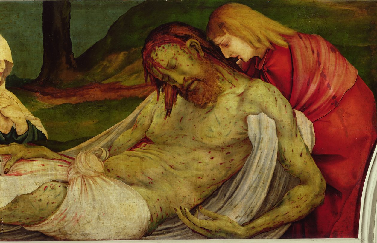 القبر من Isenheim Altarpiece ، c.1512-16 بواسطة ماتياس جرونوالد