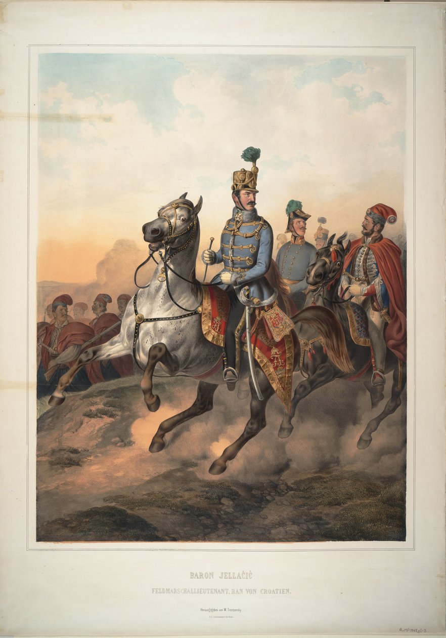 الكونت جوزيب Jelacic من Buim ، 1849 بواسطة ماتياس ترينتسنسكي