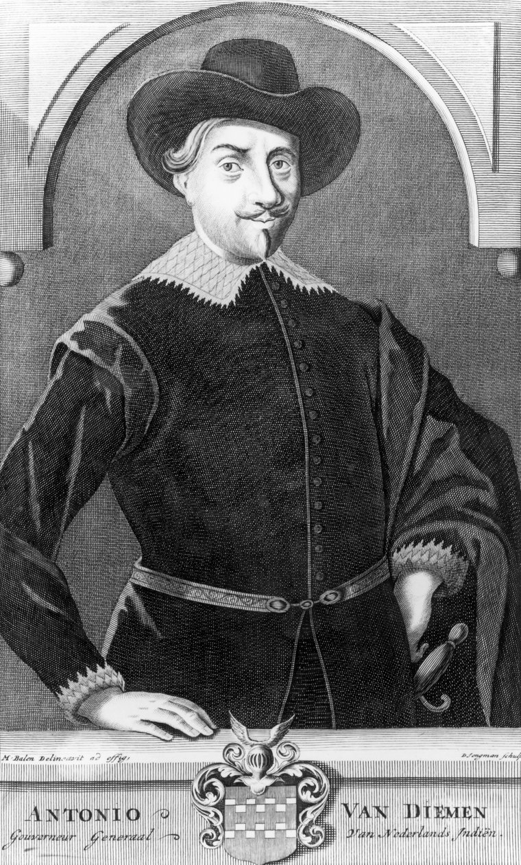 صورة لأنطوني فان دييمن (1593-1645) منقوشة من قبل ديرك جونجمان (مواليد 1684) بواسطة ماتيس بالين