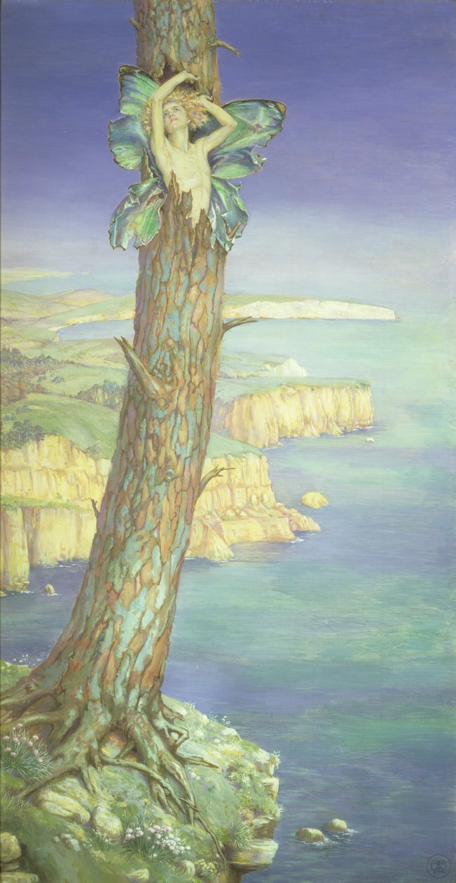 آرييل ، c.1915 (وسائط مختلطة) بواسطة مود تيندال أتكينسون