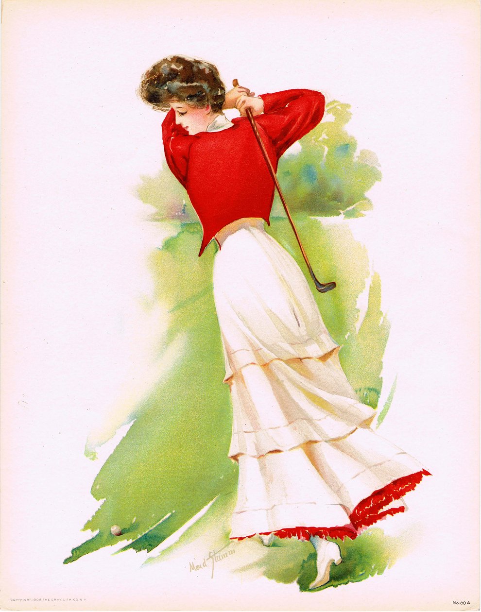 سيدة جولفر ، 1908. بواسطة مود ستوم
