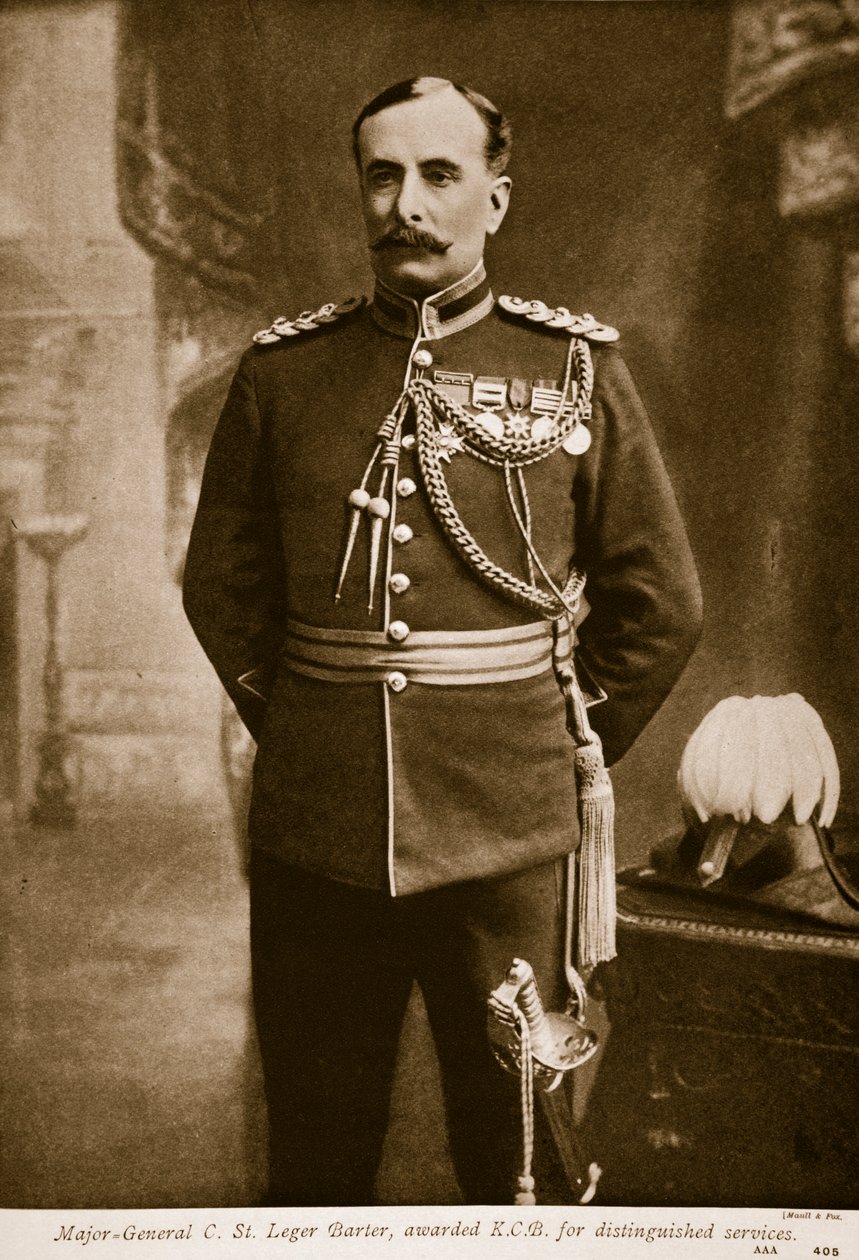 اللواء C. St. Leger Barter ، منحت KCB للخدمات المتميزة ، 1914-1919 بواسطة ماول وفوكس