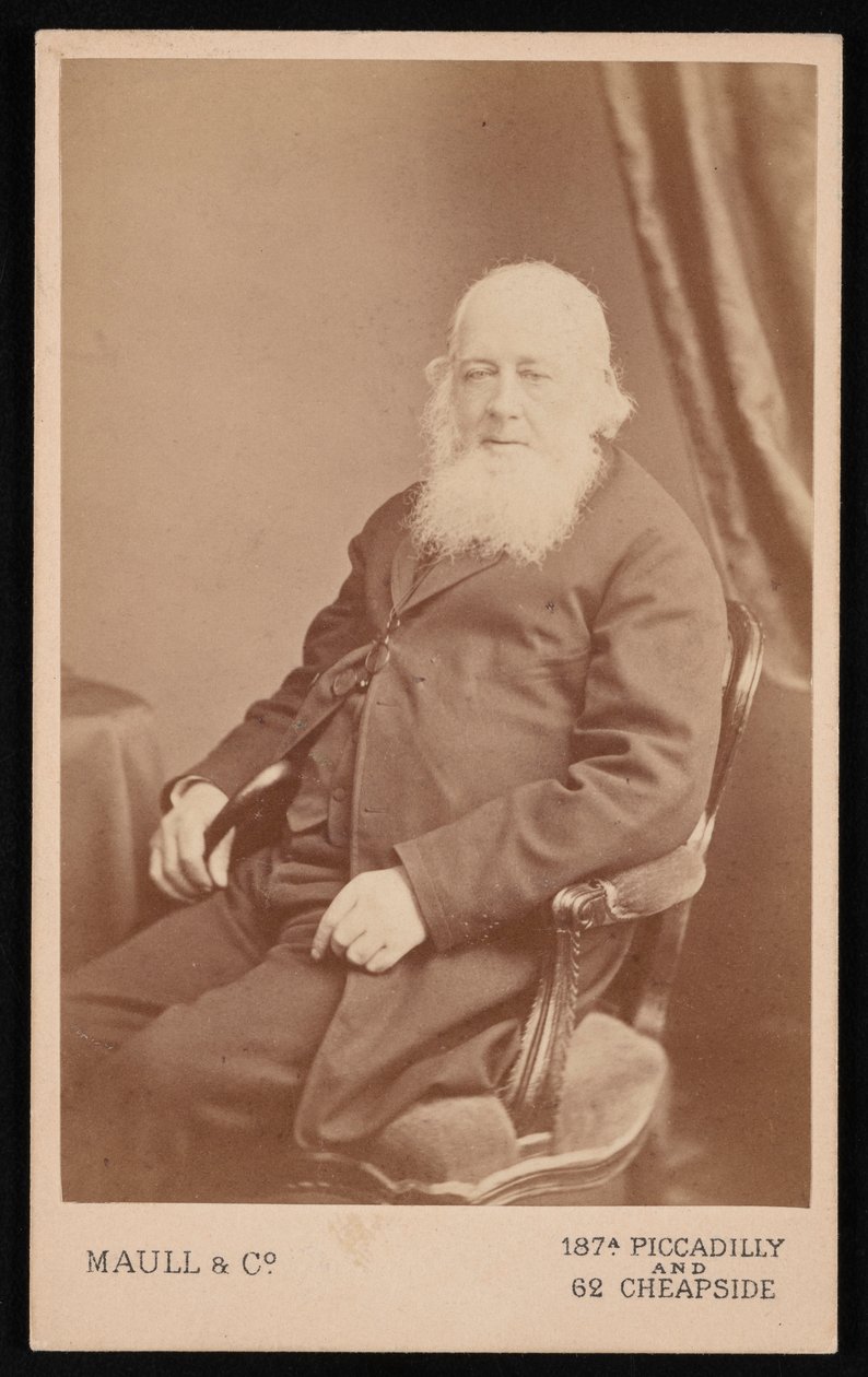 صورة لجون جولد 1804-1881 ، قبل عام 1875. بواسطة موال وشركاه
