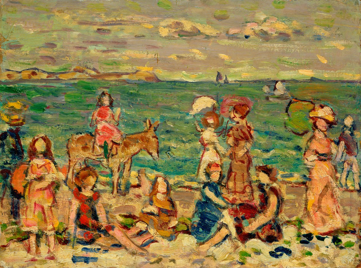 مشهد الشاطئ ، c.1912-13 بواسطة موريس برازيل برندرغاست