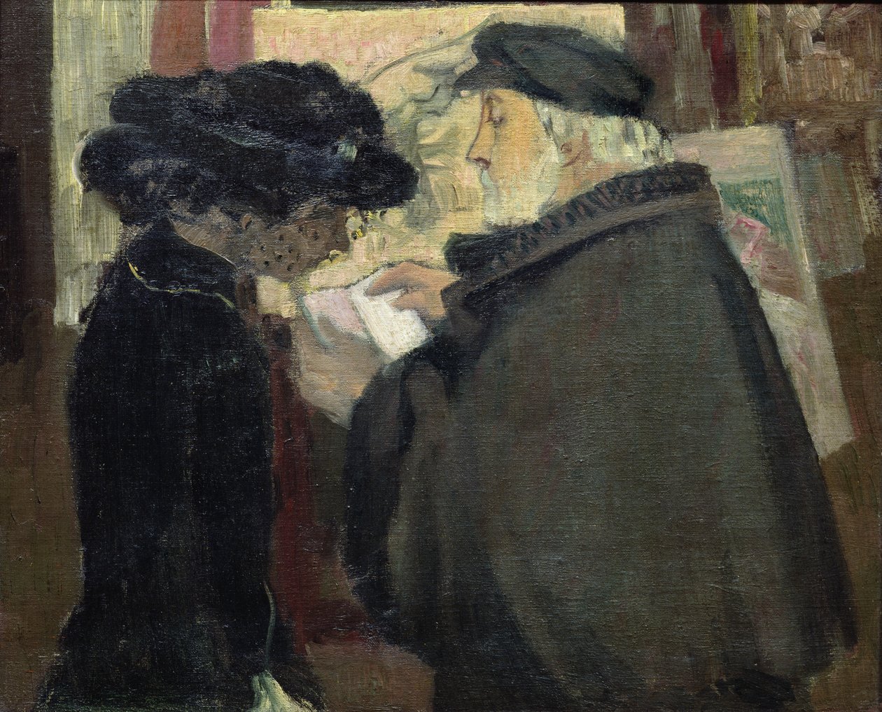 إدغار ديغاس (1834-1917) مع نموذجه ، ج 1904 بواسطة موريس دينيس