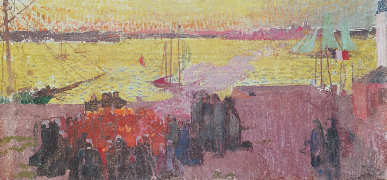 حريق القديس جان على إيل إيل ، 1895 بواسطة موريس دينيس