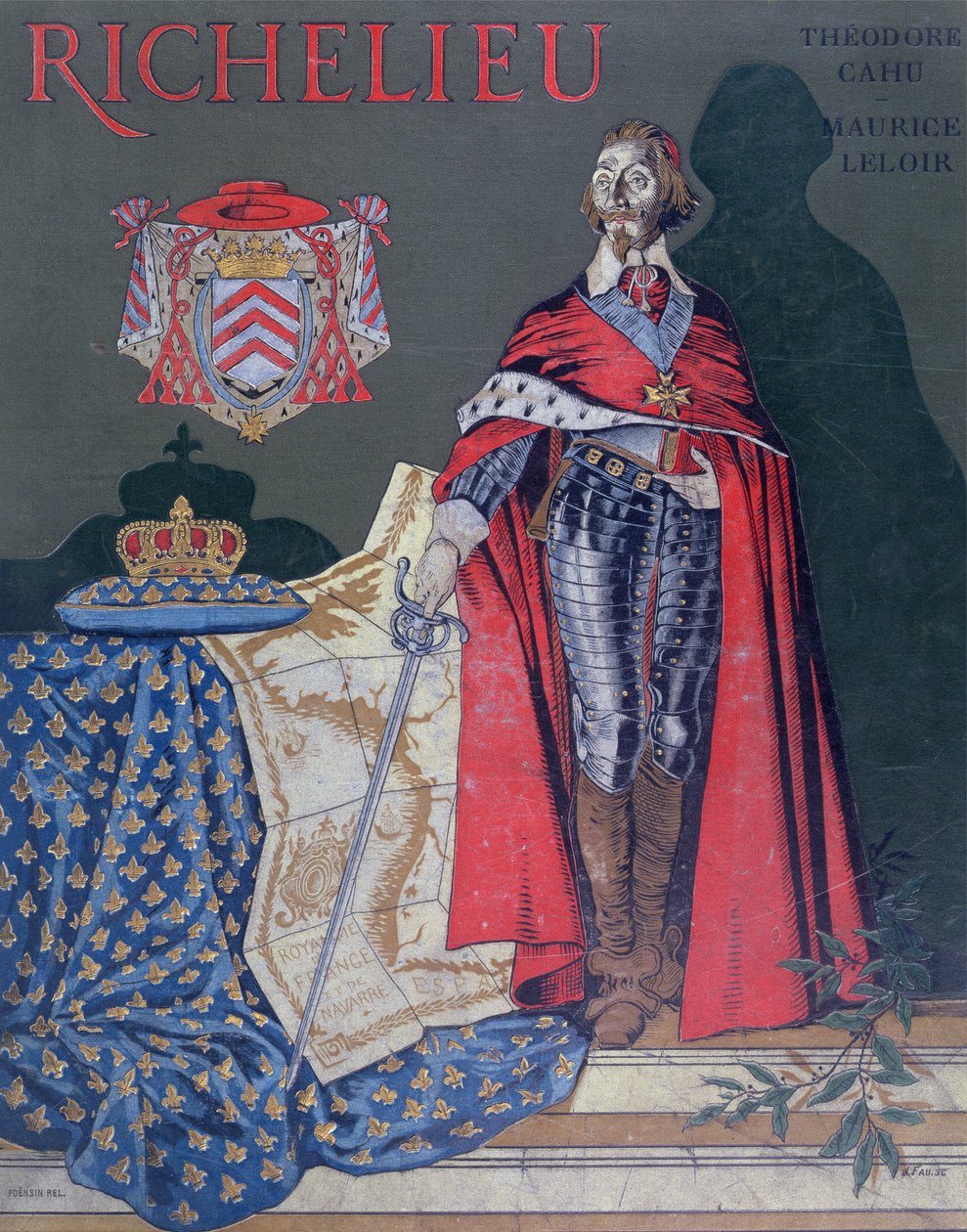 صورة توضيحية لـ "حياة أرماند جان دو بليسيس ، الكاردينال ريشيليو" (1585-1642) بقلم ثيودور كامو ، 1910 بواسطة موريس ليلوار