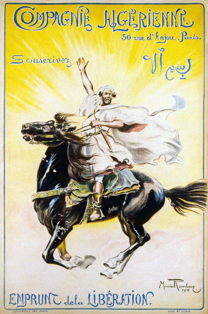 الشركة الجزائرية - الاشتراك - قرض الحرية 1918 بواسطة موريس رومبرج