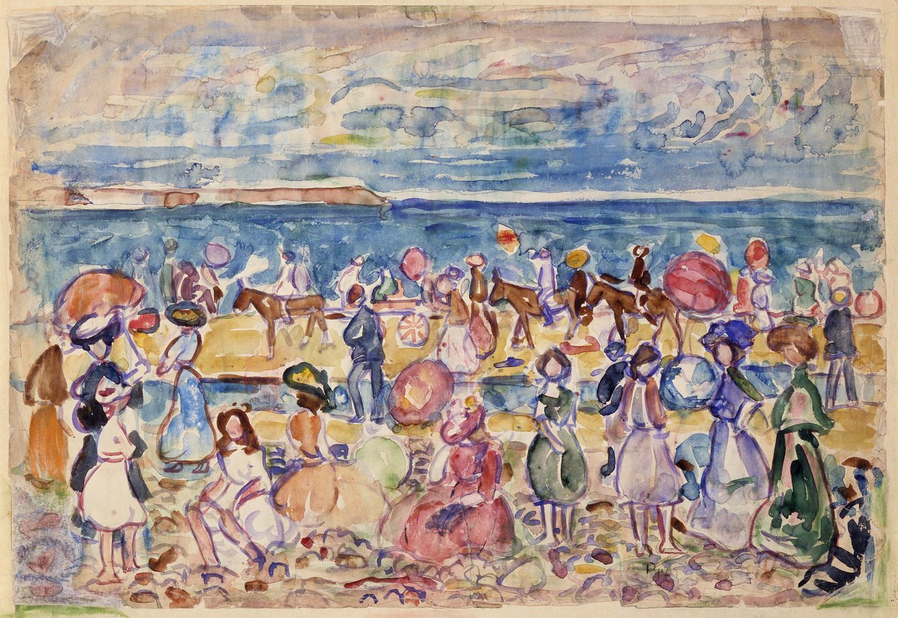 عطلة في نيو إنجلاند ، كاليفورنيا. 1910-1911. بواسطة موريس برازيل برندرغاست