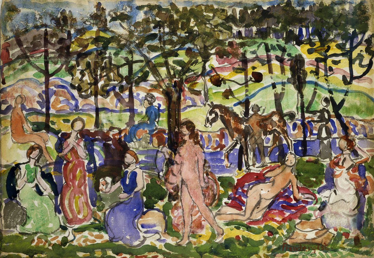 بارك سين ، كاليفورنيا. 1915-1918. بواسطة موريس برازيل برندرغاست