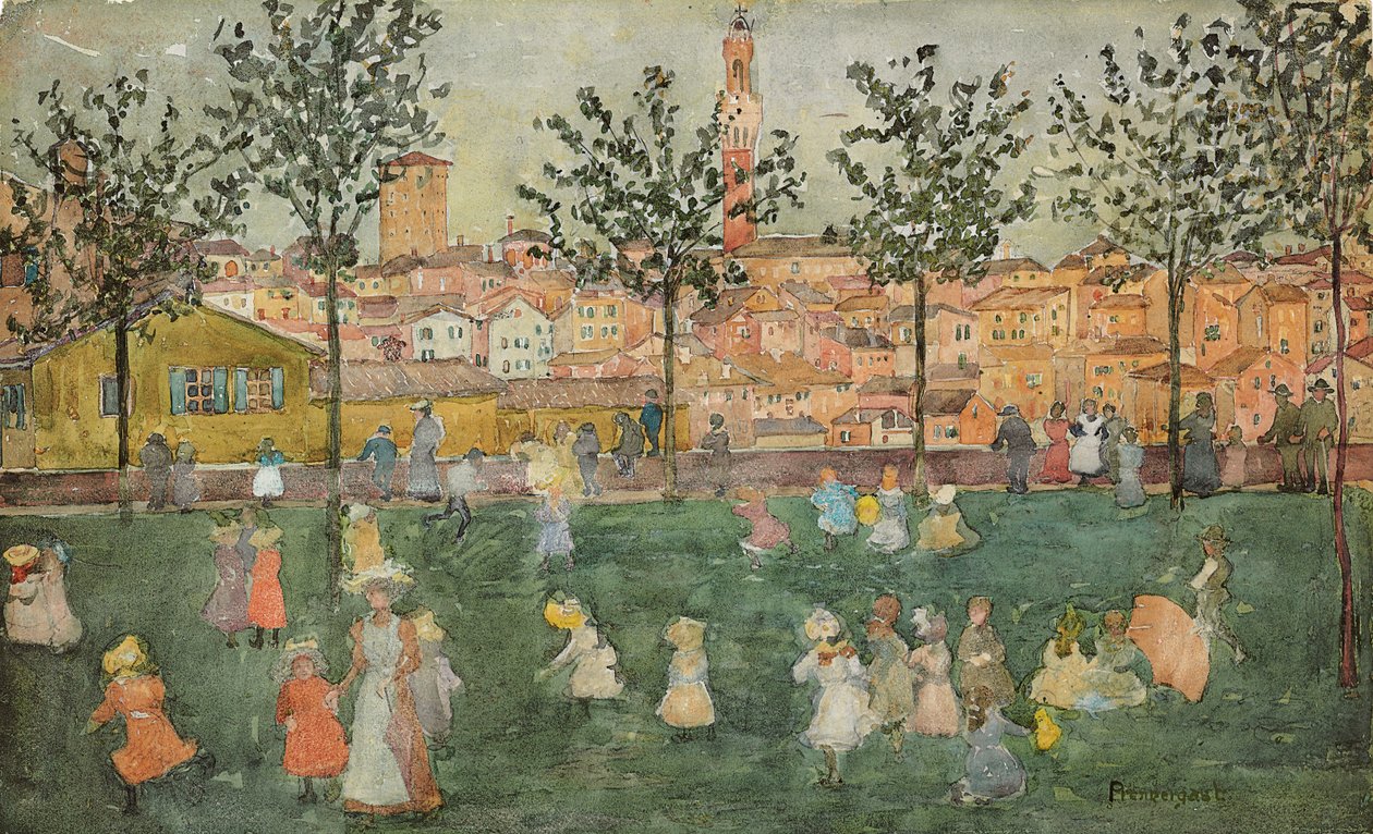 سيينا ، c.1898-99 بواسطة موريس برازيل برندرغاست