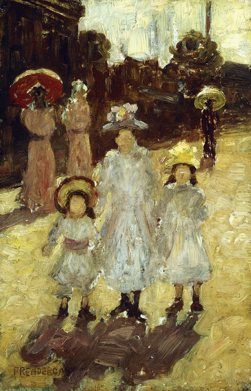 صباح الأحد في باريس ، c.1892-1894 بواسطة موريس برازيل برندرغاست